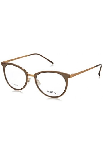 MODO & ECO 4089 Lunettes de Soleil, Smoke Gold, 48 Femme