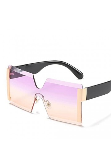 DieffematicTYJ Lunette De Soleil Lunettes de Soleil carrées Femmes Mode de Luxe Rose Rouge Clair Petit lentille personnalité 