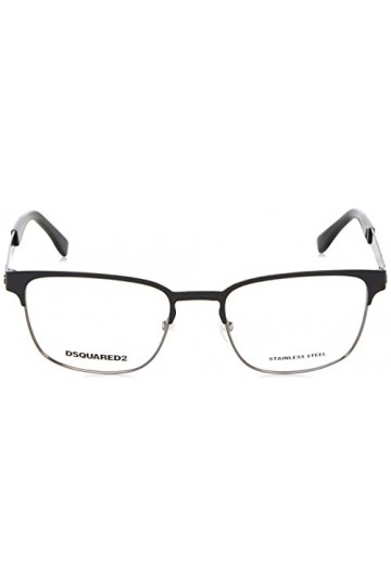 Dsquared D2 0005 Sunglasses, RZZ/19 MTBLCK DKRUT, 54 Unisex