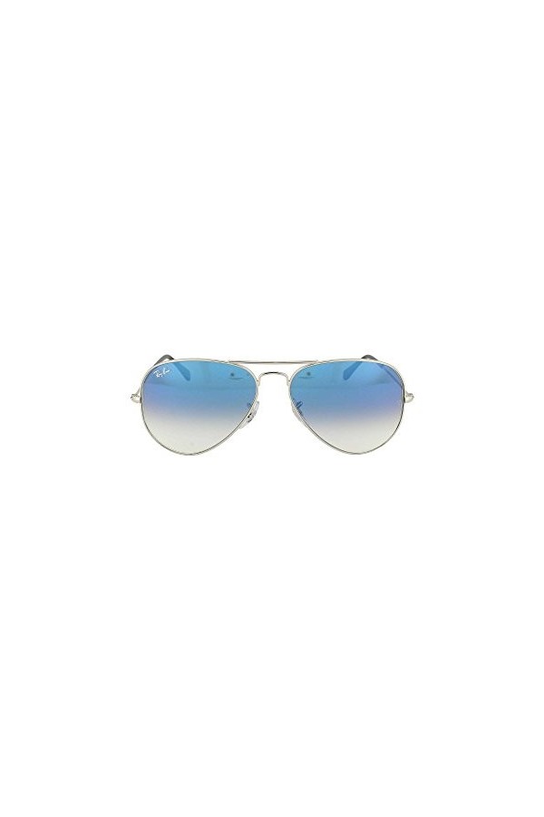 Ray-Ban Lunettes de soleil AVIATOR Silver Bleu Dégradé RB3025 RB3025 003/3F