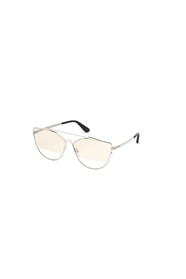 Tom Ford mixte adulte Lunettes de Soleil Jacquelyn-02 FT0563, 16C, 64