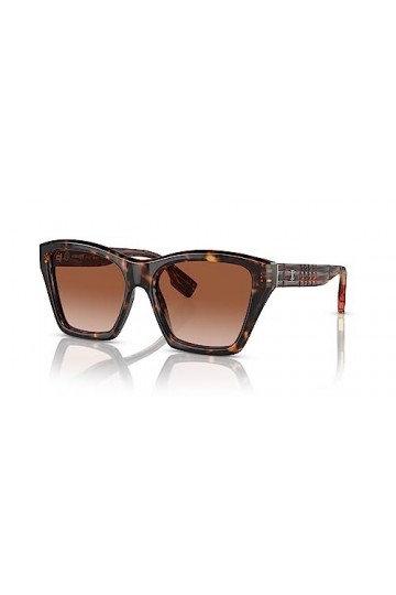 BURBERRY Lunettes de soleil ARDEN BE 4391 Dark Havana/Brown Shaded 54/17/140 femme, Dark Havana/Brown Shaded