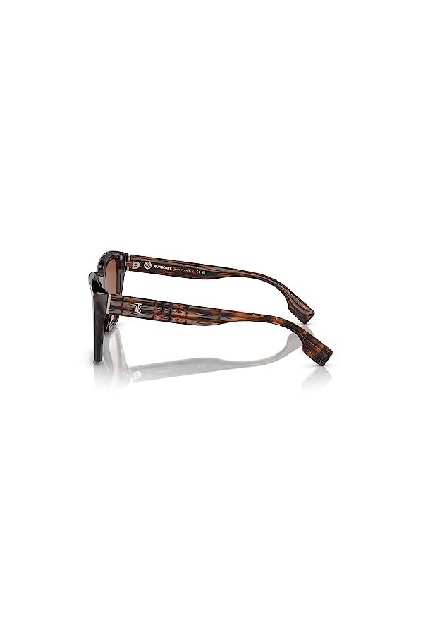 BURBERRY Lunettes de soleil ARDEN BE 4391 Dark Havana/Brown Shaded 54/17/140 femme, Dark Havana/Brown Shaded