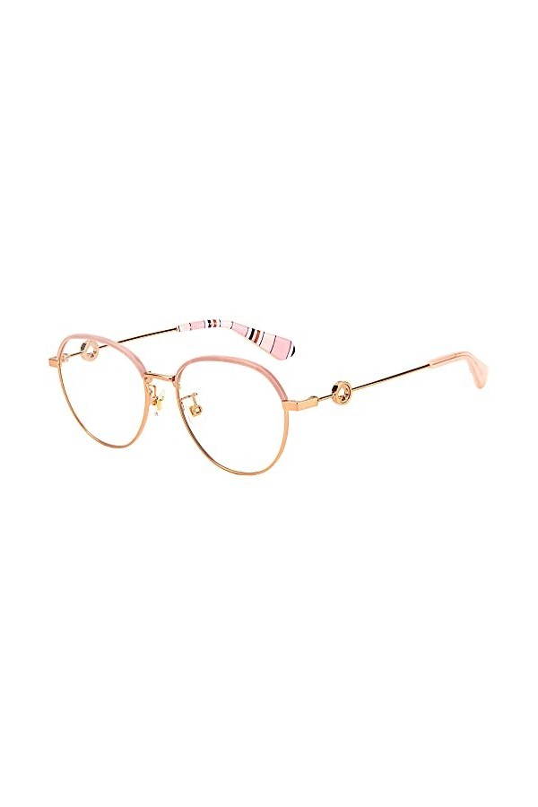 Kate Spade Furlee/G Lunettes de Soleil, Rose Doré Pink Rose Gold , 52 Femme