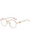 Kate Spade Furlee/G Lunettes de Soleil, Rose Doré Pink Rose Gold , 52 Femme