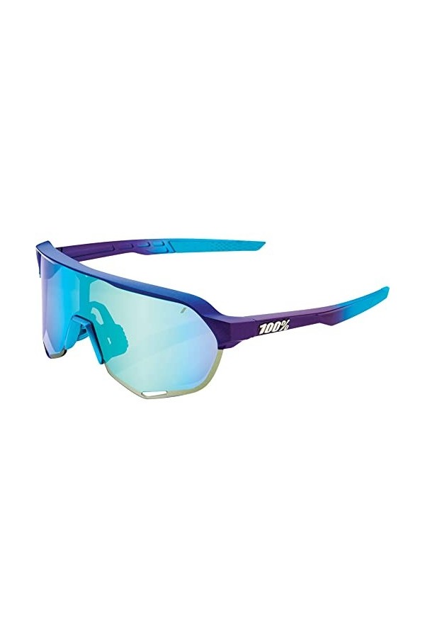 Unbekannt Speedcraft Lunettes de Soleil, Matt Metallic in das Fade – Blauer Topas Mehrschichtige Spiegellinse, Einheitsgröße 