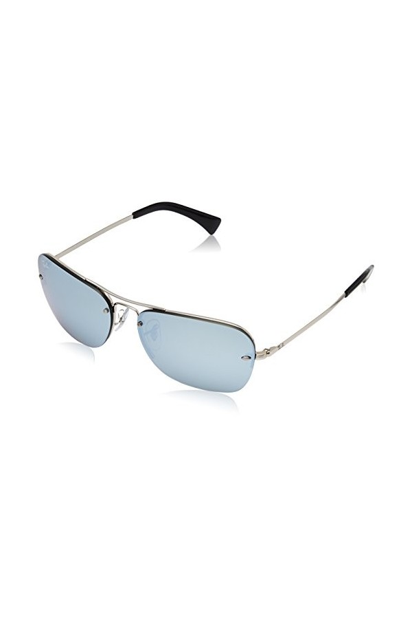 Ray-ban - Mod. 3541 - Lunettes De Soleil Homme, silver silver /Silver mirror, taille 61