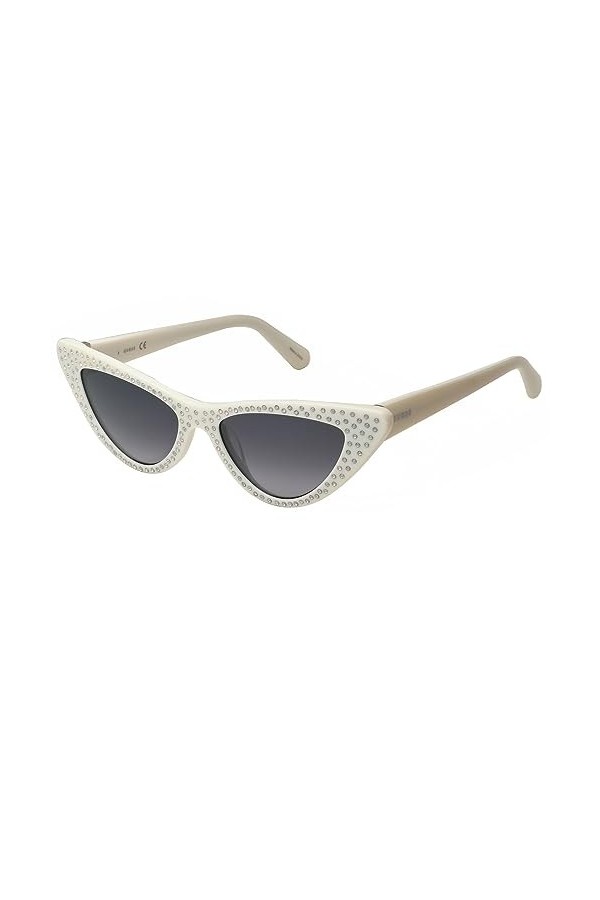 Guess Gu7810 Lunettes de Soleil, Blanc, 54 Femme