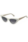 Guess Gu7810 Lunettes de Soleil, Blanc, 54 Femme