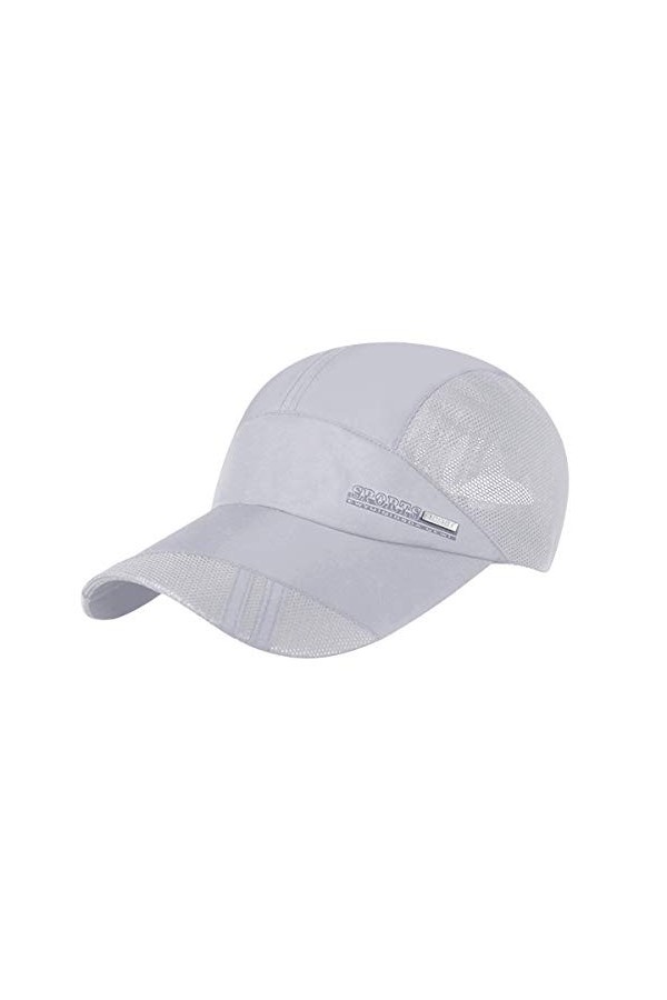 Casquette Respirant Séchage Rapide Casquette Eté Unisexe Casquette de Sport Anti UV Casquette Anti Soleil Homme Femme pour Ru