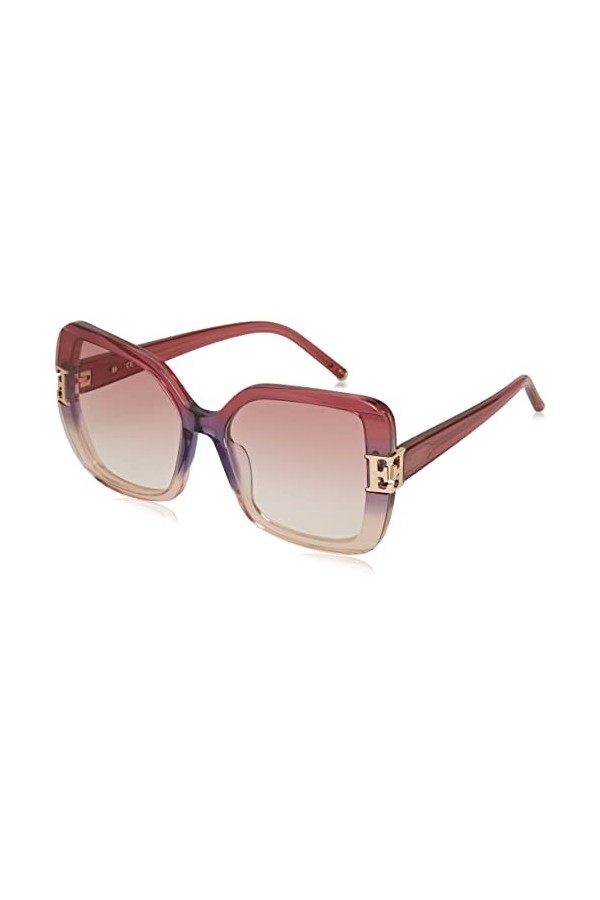 Escada Sesd50 Lunettes de Soleil, Léopard Brillant, 62 Femme