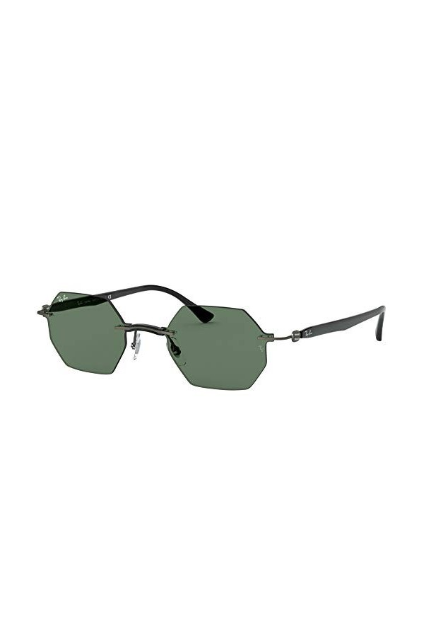 Ray-Ban RB8061-154/71 Montures de Lunettes, Gunmetal, 53.0 Mixte Adulte