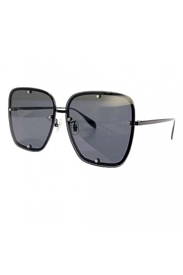 HPIRME Lunettes de soleil carrées pour femmes Lunettes de soleil Summer Drving Lunettes de vue pour femmes en plein air, lune