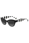 Carolina Herrera Her 0086/s Sunglasses, 80S/9O Black White, 51 Unisex