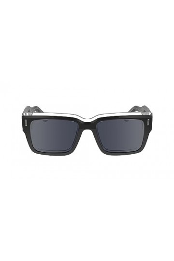 Calvin Klein CK23538S Sunglasses, 001 Black, Taille Unique Unisex