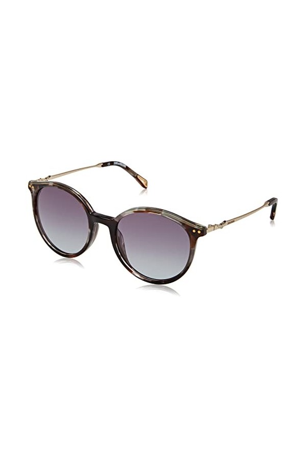 Zadig & Voltaire Szv322 Lunettes de Soleil, Noir Brillant, 52 Femme