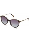 Zadig & Voltaire Szv322 Lunettes de Soleil, Noir Brillant, 52 Femme