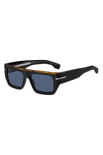 Hugo Boss Boss 1502/s Sunglasses, I62/KU BLK LTHAVANA, 54mm Unisex