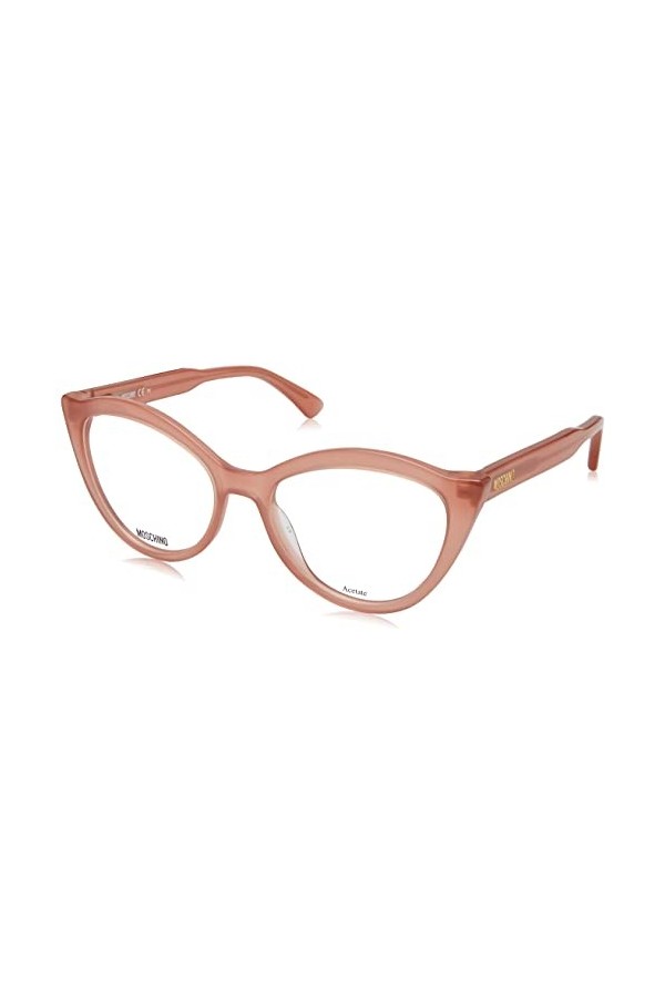 Moschino Mos607 Sunglasses, 733/17 Peach, 53 Unisex