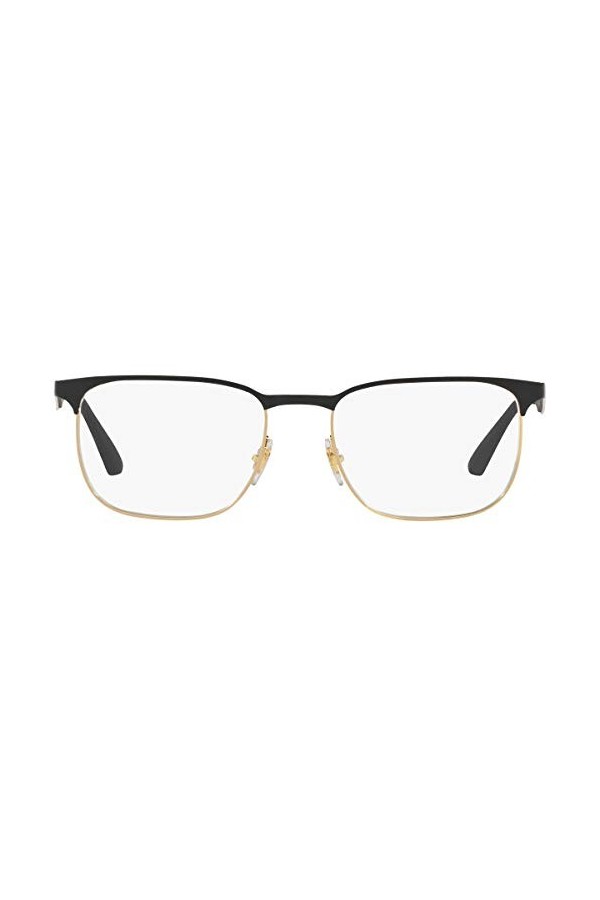 Ray-Ban 0RX 6363 2890 52 Lunettes de Soleil, Or Gold Top on Black , Mixte Adulte