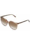 Michael Kors MK2137U Lunettes de soleil carrées pour femme + ensemble avec kit de lunettes iWear Designer, Rose transparent/m