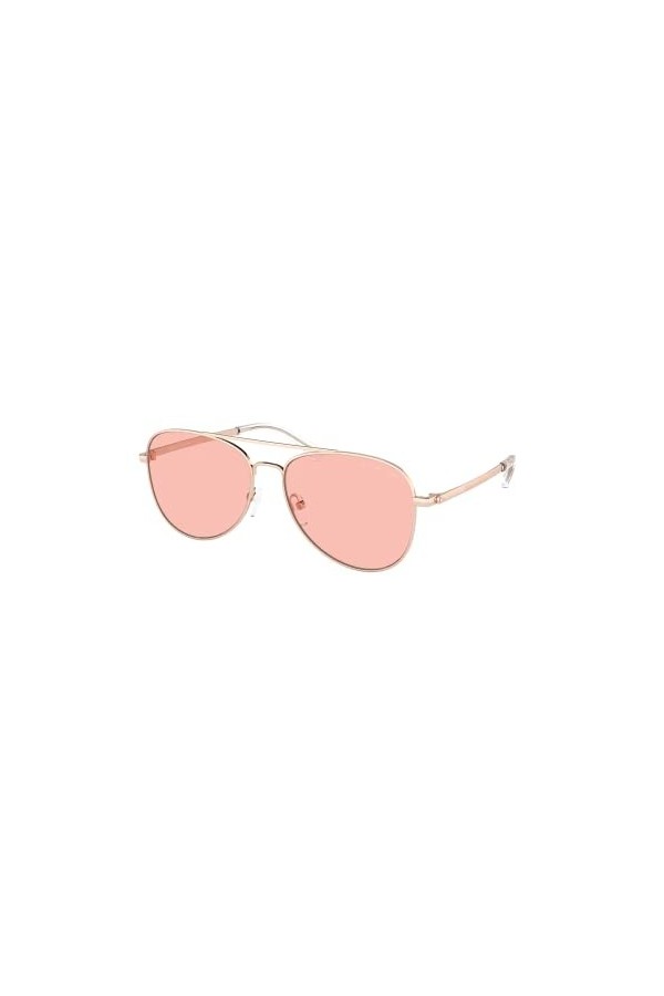 San Diego MK1045 11085 Lunettes de soleil pilotes pour femme Transparent/rose clair 60 mm + ensemble avec kit de lunettes iWe