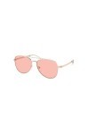 San Diego MK1045 11085 Lunettes de soleil pilotes pour femme Transparent/rose clair 60 mm + ensemble avec kit de lunettes iWe