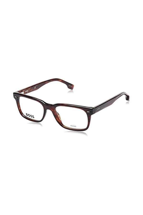 Hugo Boss Boss 1383 Sunglasses, EX4/18 Brown Horn, 53 Unisex