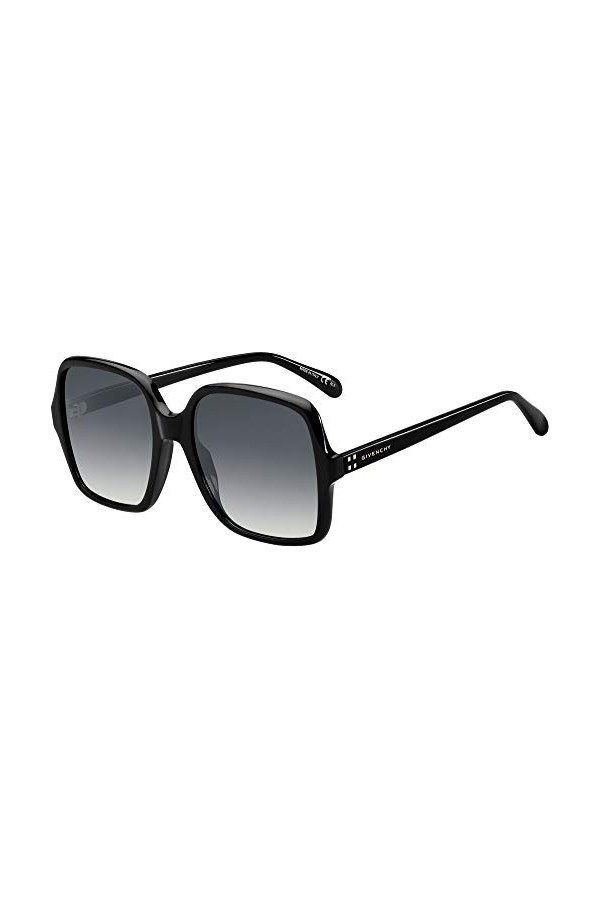 Givenchy GV 7123/G/S G5 Lunettes de Soleil, Noir et Gris, 55 Femme