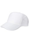 styleBREAKER Casquette 5 Panneaux en résille, Casquette de Baseball, réglable, Unisexe 04023007, Couleur:Blanc