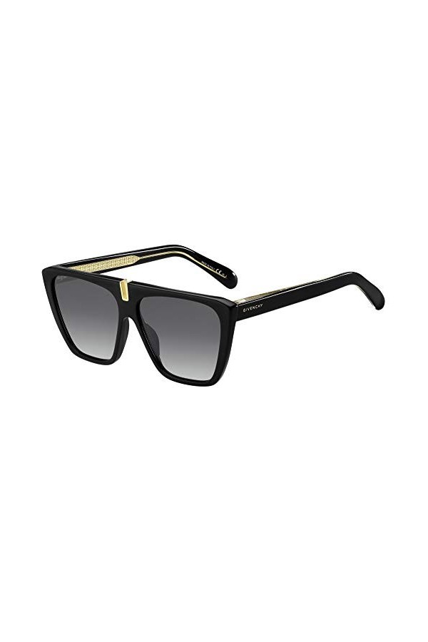Givenchy Lunettes de soleil unisexes pour adulte GV 7109/S, 807/9O, 58, Noires, 58