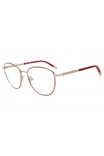 Escada Vesc61 Lunettes de Soleil, Rouge Brillant et doré Shiny Red Gold W/Coloured Parts , 54 Femme