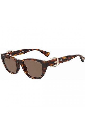 MOSCHINO Mos130/s Sunglasses, 086/70 Havana, 55 Unisex