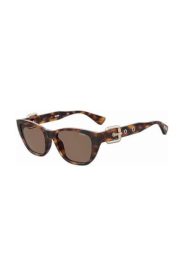 MOSCHINO Mos130/s Sunglasses, 086/70 Havana, 55 Unisex