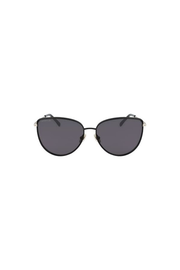 Lacoste L230s Lunettes de Soleil, Matte Black, One Size Femme