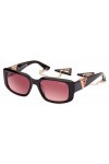 Guess GU7891 Lunettes de Soleil, Noir Brillant, 53/18/140 Femme