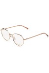 Escada Vesd61 Lunettes de Soleil, Rose Gold W/Black Parts, 53 Femme