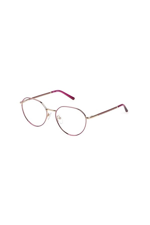 Escada Vesd61 Lunettes de Soleil, Rose Gold W/Black Parts, 53 Femme
