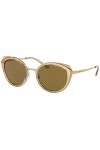 Ray-Ban 0MK1029 Montures de Lunettes, Marron Shiny Pale Gold/Brown Transpar , 52 Femme