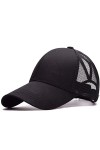Tuopuda Casquette de Baseball Femme Chapeau de Queue de Cheval Réglable Demi-Maille Casquettes de Sport Outdoor, Rose, Taille