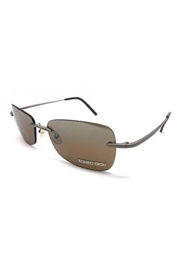Romeo Gigli Lunettes de soleil homme femme RG 525 marron 02