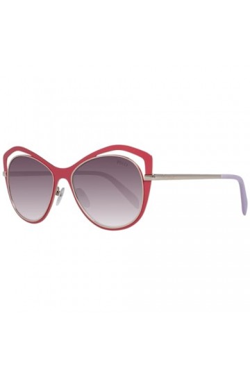 Emilio Pucci Ep0130 5668f Lunettes de Soleil, Rouge, Taille Unique Femme