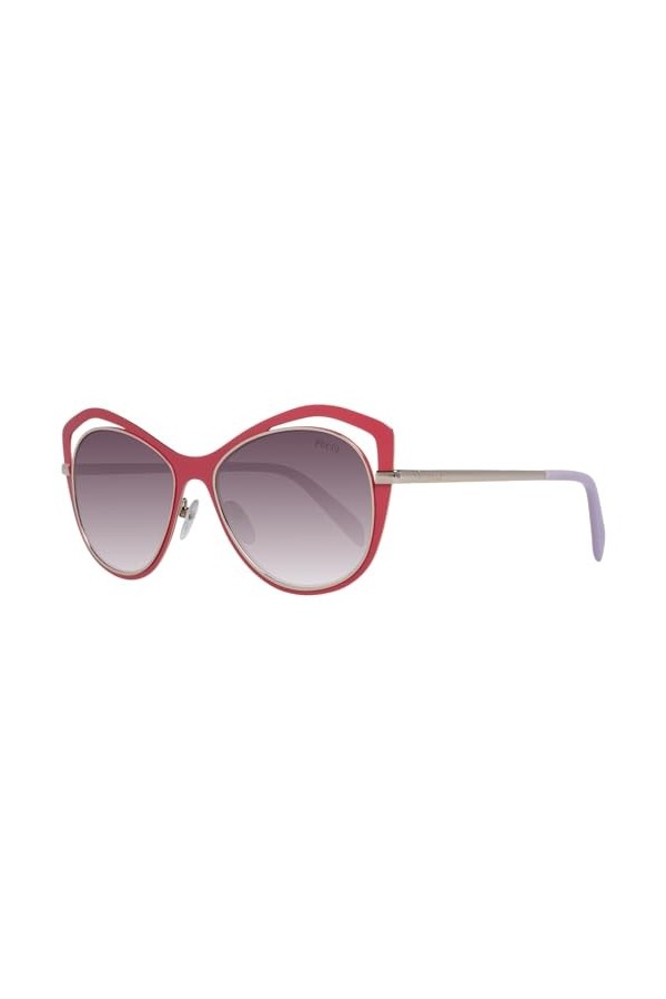 Emilio Pucci Ep0130 5668f Lunettes de Soleil, Rouge, Taille Unique Femme