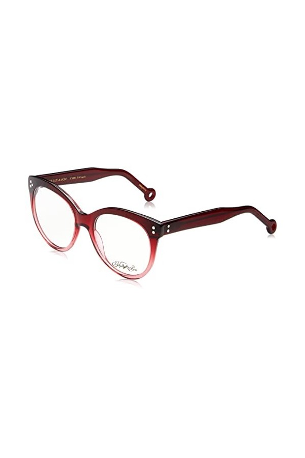 Hally & Son Hs858c04 Lunettes de Soleil, Bordeaux, 53 Femme