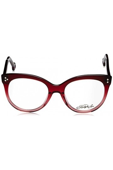 Hally & Son Hs858c04 Lunettes de Soleil, Bordeaux, 53 Femme