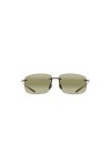 Maui Jim Lunettes de Soleil Breakwall HT422-11 Smoke Grey Green High Transmission Green Polarized