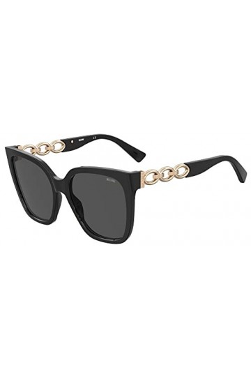 MOSCHINO Lunettes de Soleil MOS098/S Black/Dark Grey 55/18/140 femme