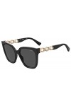 MOSCHINO Lunettes de Soleil MOS098/S Black/Dark Grey 55/18/140 femme