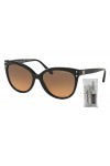 Michael Kors MK2045 JAN Cat Eye 317711 55M Black/Grey Gradient Sunglasses For Women