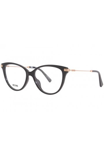 MOSCHINO MOS561, Lunettes de soleil Femme, Noir / 00 Demo lente, 52